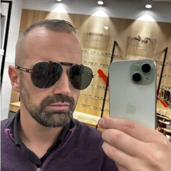 NEW SPP048M 0583 PHILIPP PLEIN SEVENTIES MEN PHILIPP PLEIN SUNGLASSES - Picture 2 of 11